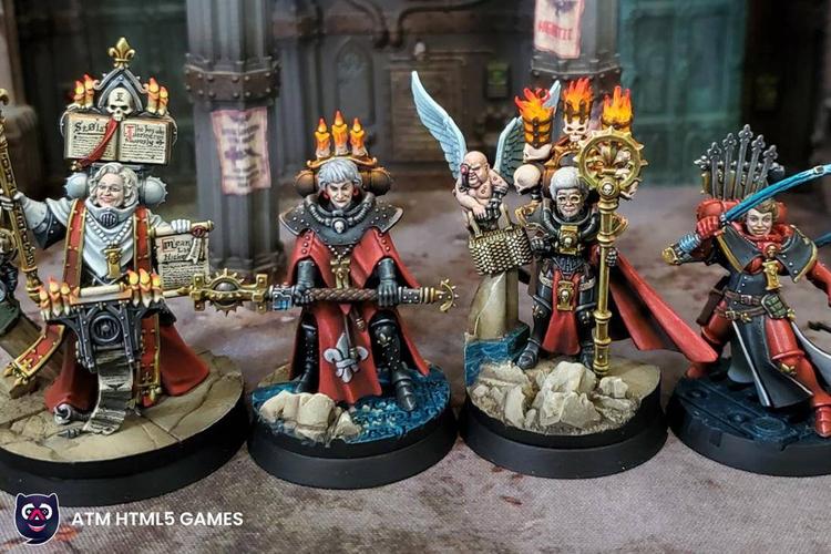 Golden Girls as Warhammer 40K Supersoldiers – Tabletop Art